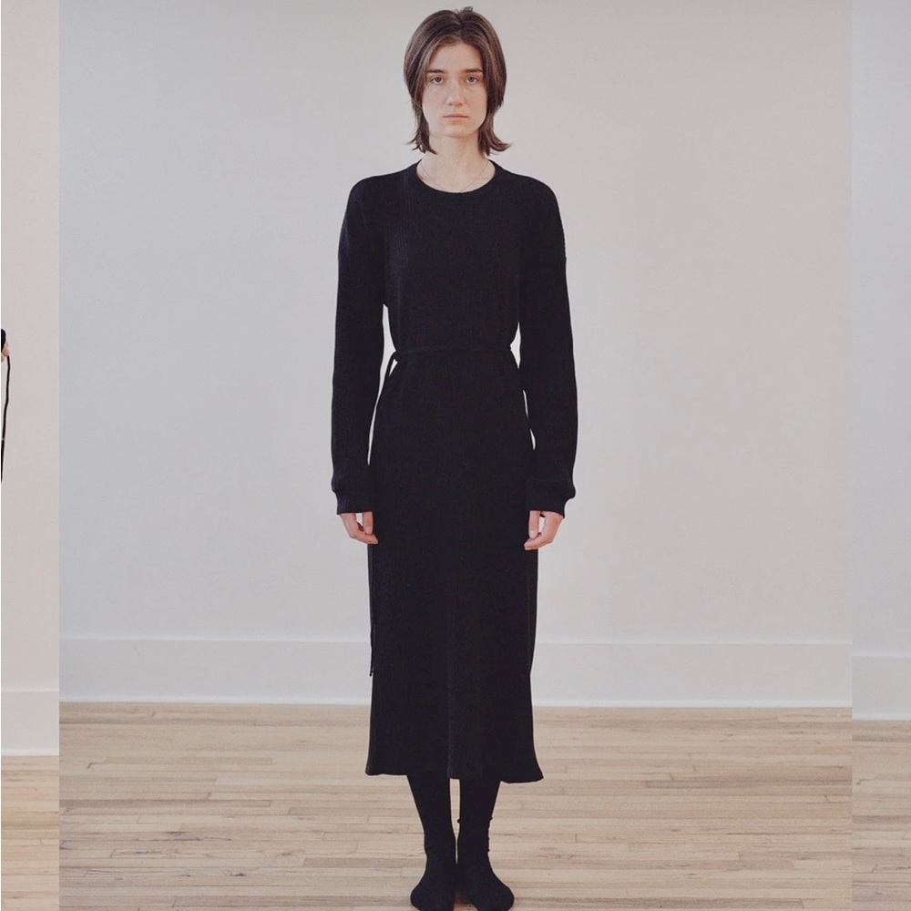 Baserange Shaw Kaftan Dress Black Size XS